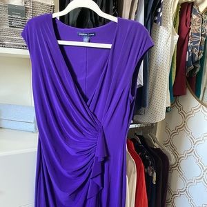 Royal purple night out dress